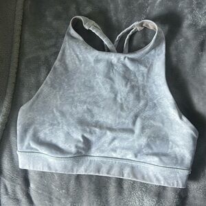 Lululemon Energy Bra High Neck *Medium Support, B/C Cup Future Oasis Grey Multi